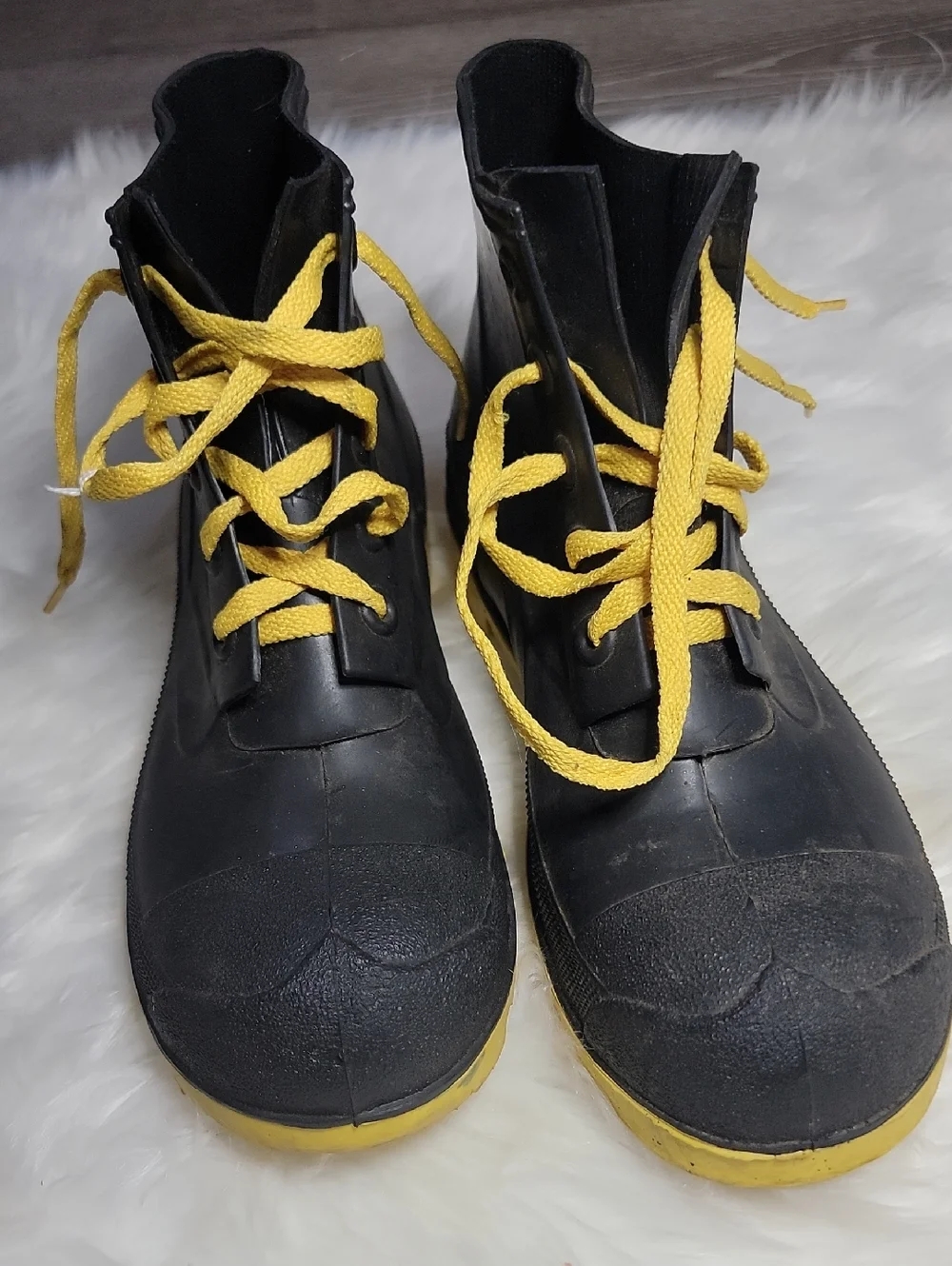 Bata Steel Toe Rubber Industrial Boot Military Mens US Size